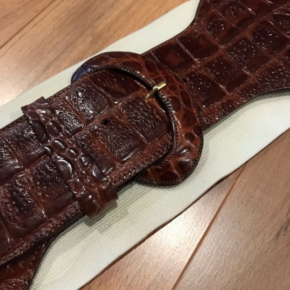 90s VTG michael rose leather belt - Picture 4 of 8